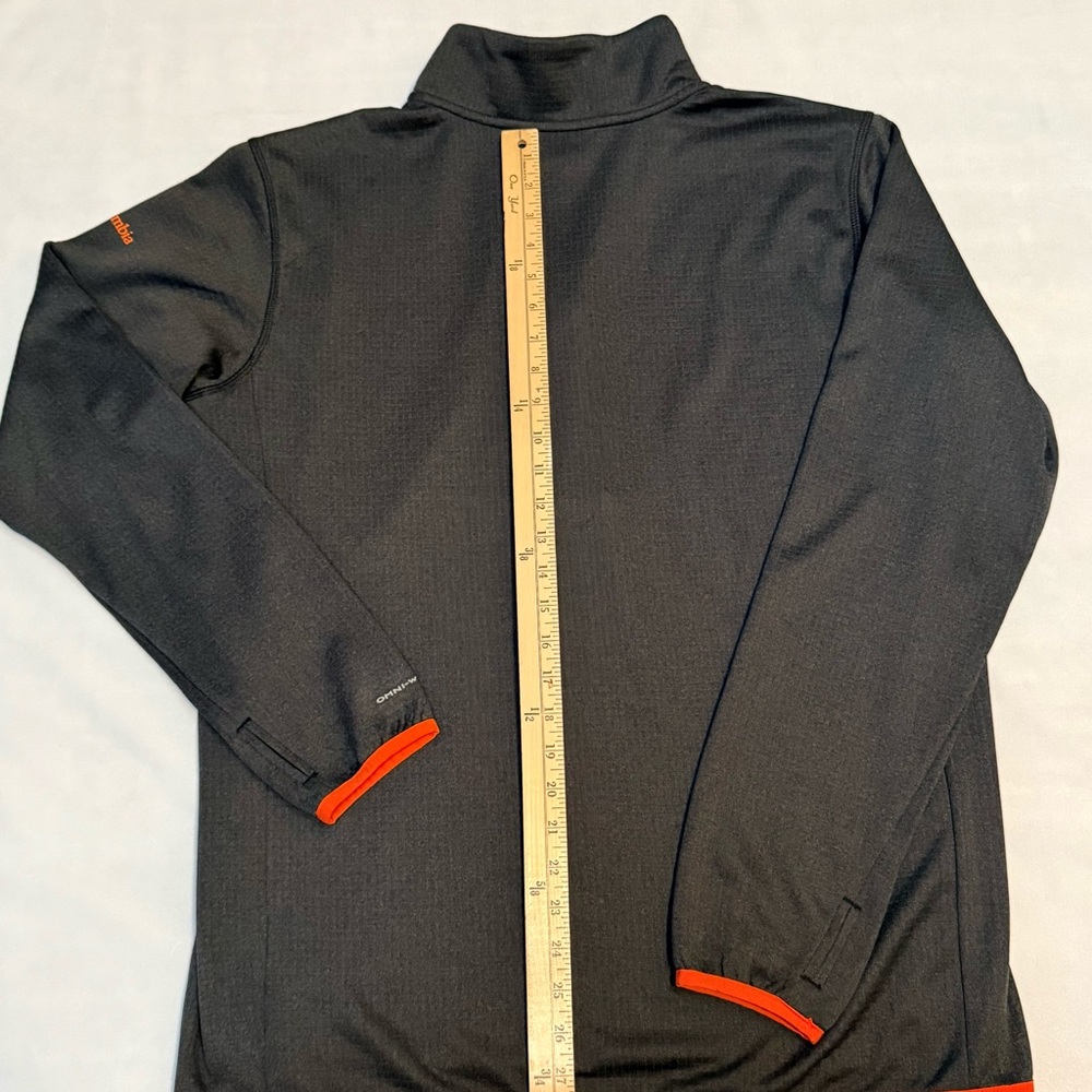 Oregon State Beavers Columbia Men's Large Dark Gray Quarter-Zip Jacket - Picture 4 of 8